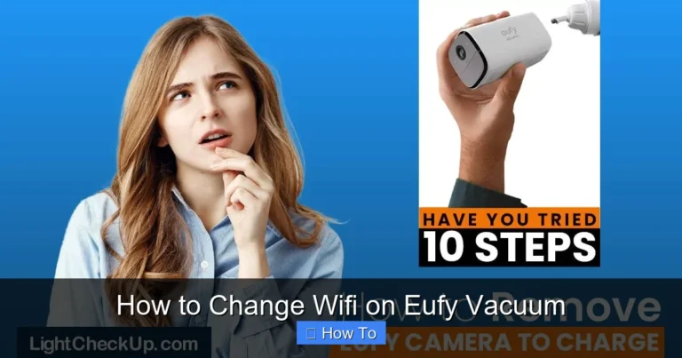 How to Change Wifi on Eufy Vacuum