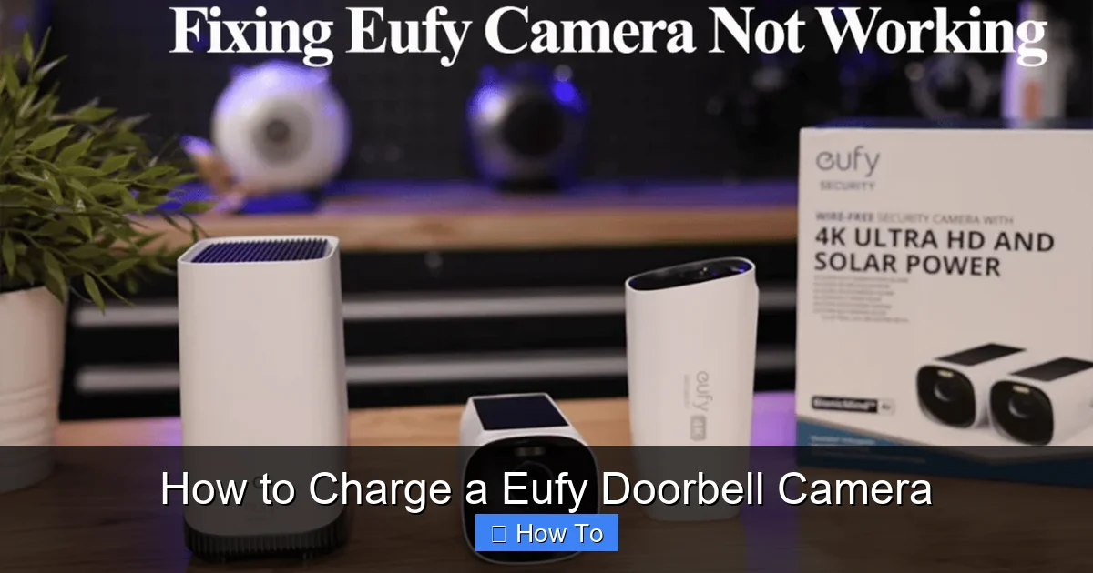 How to Charge a Eufy Doorbell Camera