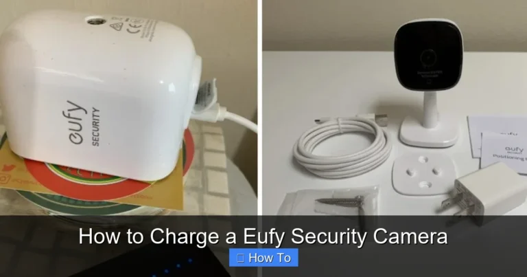 How to Charge a Eufy Security Camera