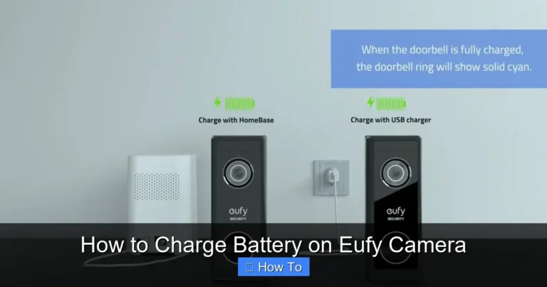 How to Charge Battery on Eufy Camera