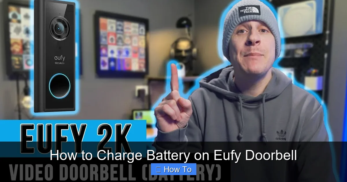 How to Charge Battery on Eufy Doorbell