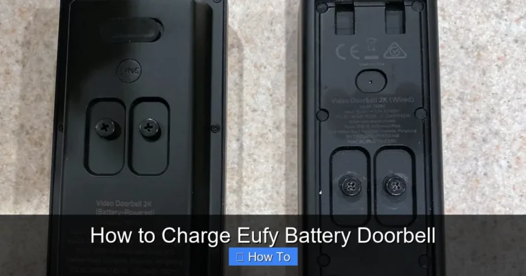 How to Charge Eufy Battery Doorbell