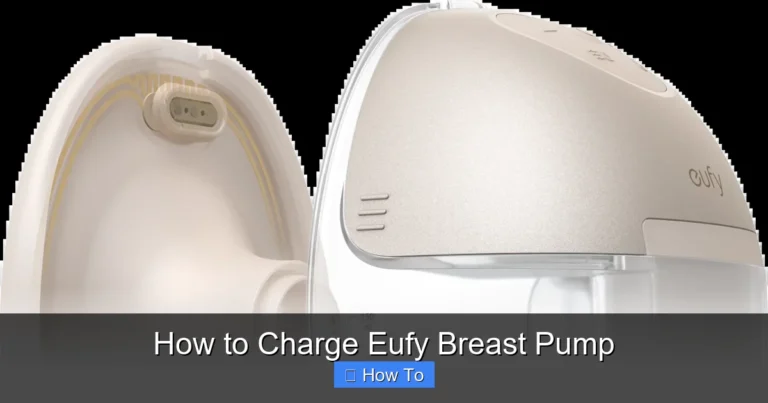 How to Charge Eufy Breast Pump
