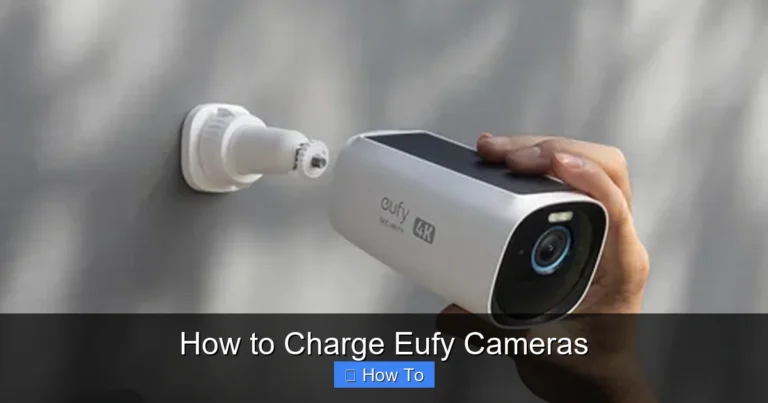 How to Charge Eufy Cameras