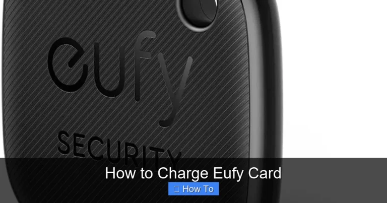 How to Charge Eufy Card