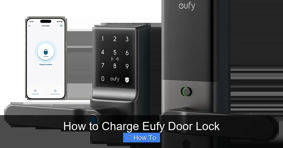 How to Charge Eufy Door Lock