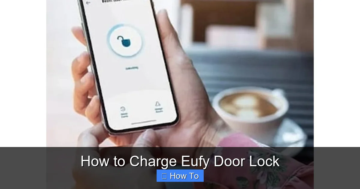 How to Charge Eufy Door Lock