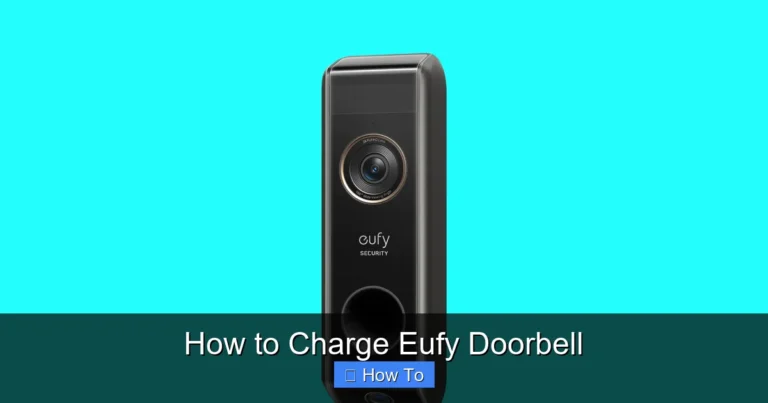 How to Charge Eufy Doorbell