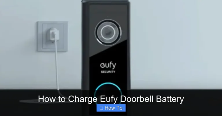 How to Charge Eufy Doorbell Battery