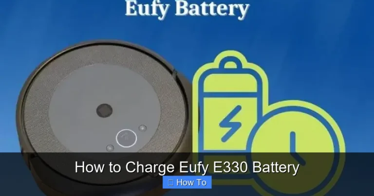 How to Charge Eufy E330 Battery