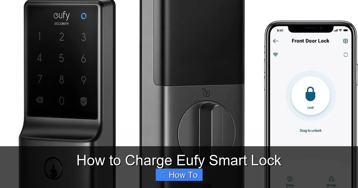 How to Charge Eufy Smart Lock