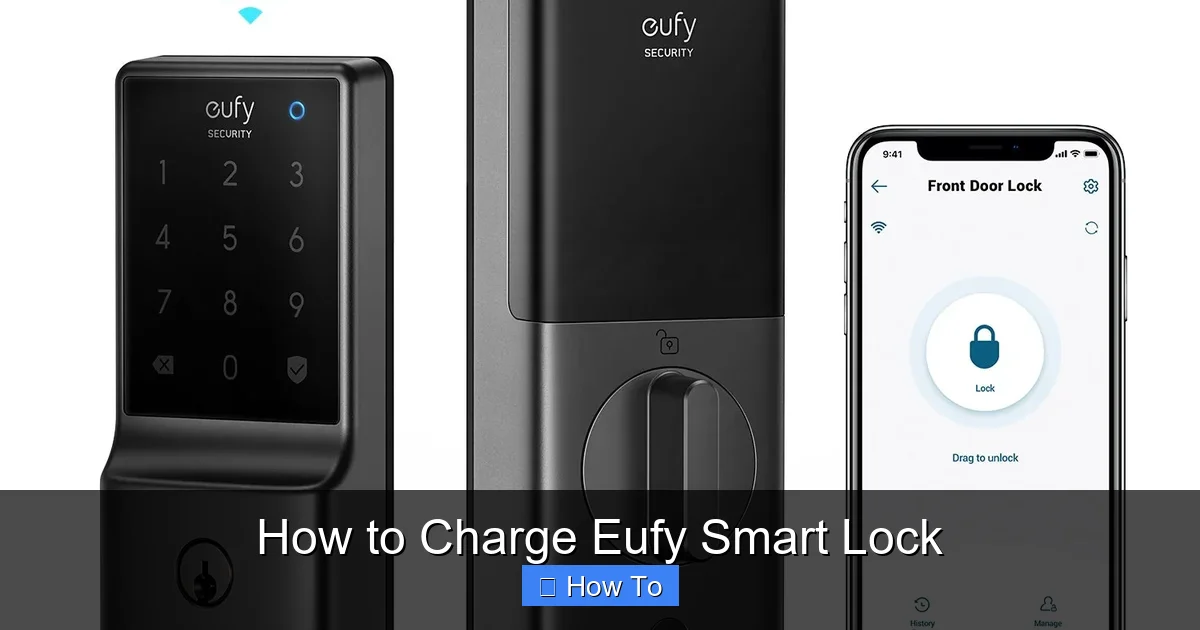How to Charge Eufy Smart Lock