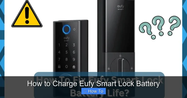 How to Charge Eufy Smart Lock Battery