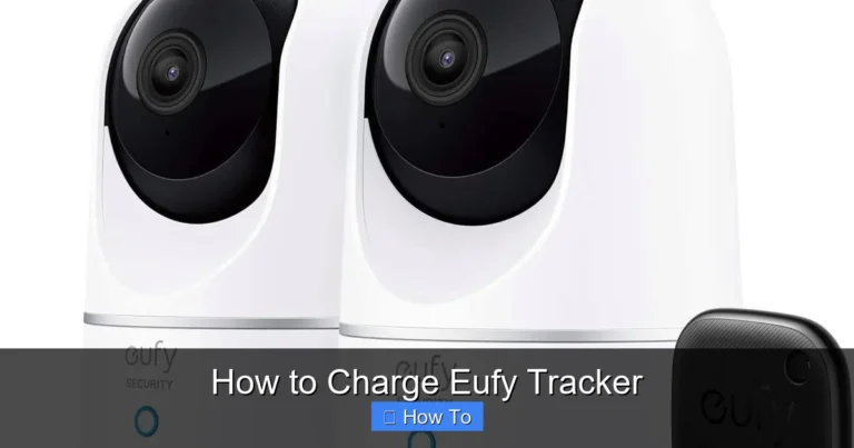 How to Charge Eufy Tracker