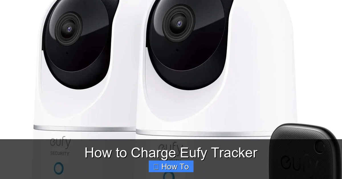 How to Charge Eufy Tracker