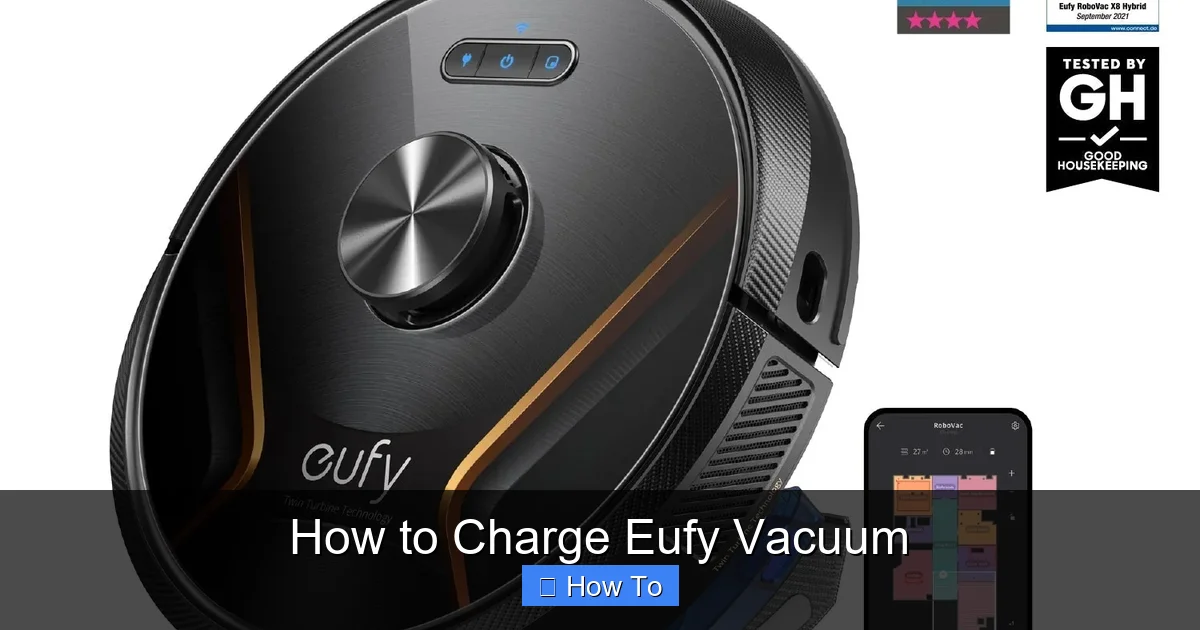 How to Charge Eufy Vacuum