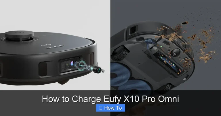 How to Charge Eufy X10 Pro Omni