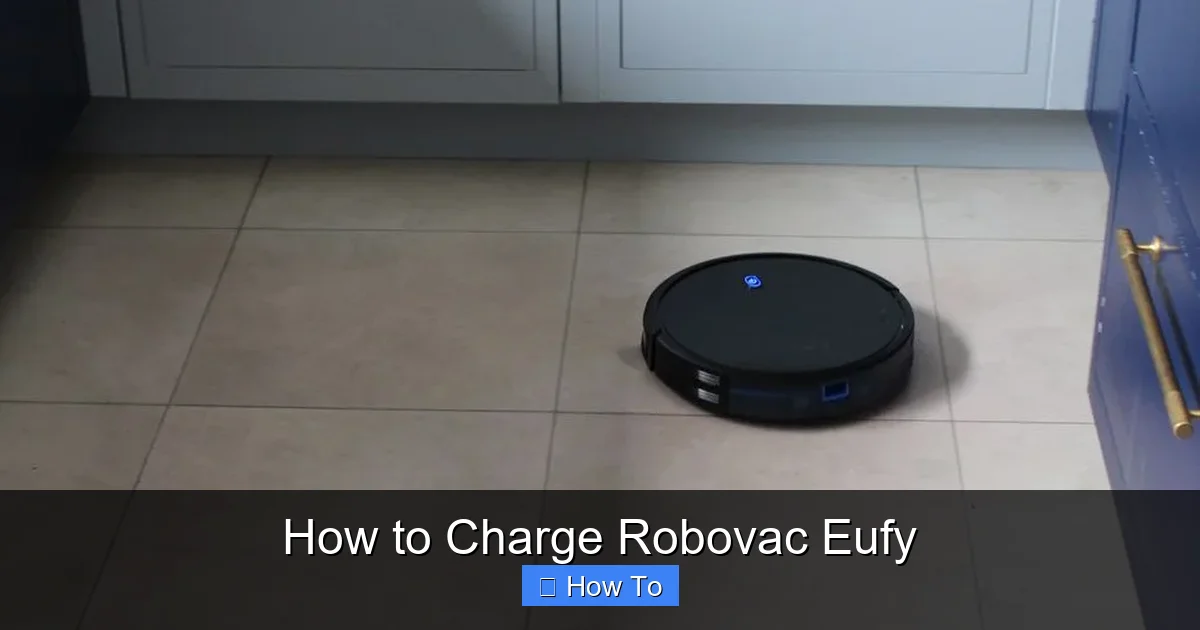 How to Charge Robovac Eufy