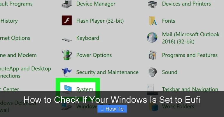 How to Check If Your Windows Is Set to Eufi