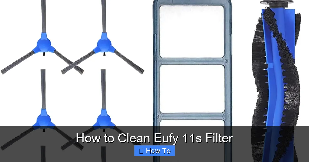 How to Clean Eufy 11s Filter