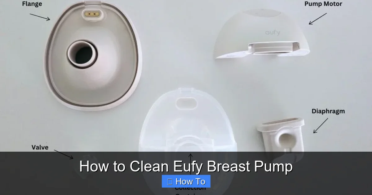 How to Clean Eufy Breast Pump