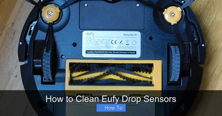 How to Clean Eufy Drop Sensors
