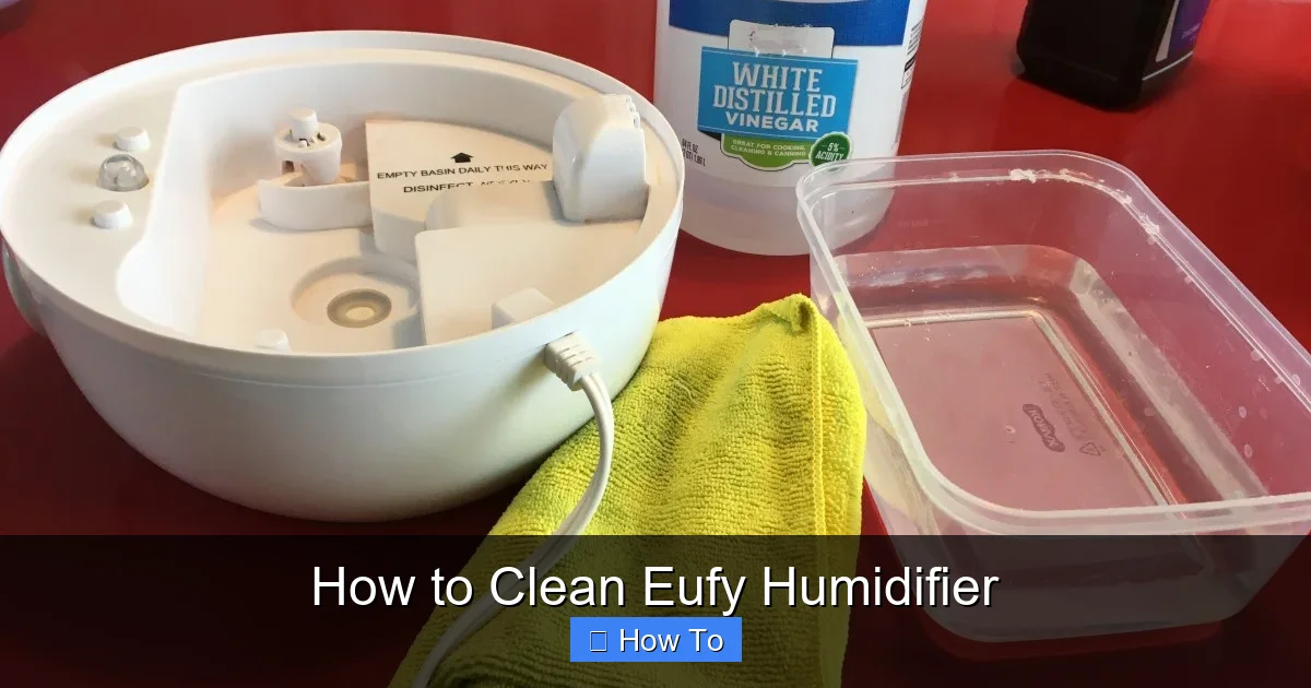 How to Clean Eufy Humidifier