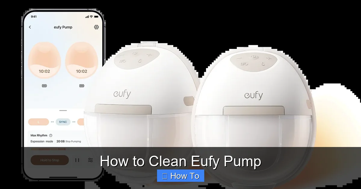 How to Clean Eufy Pump