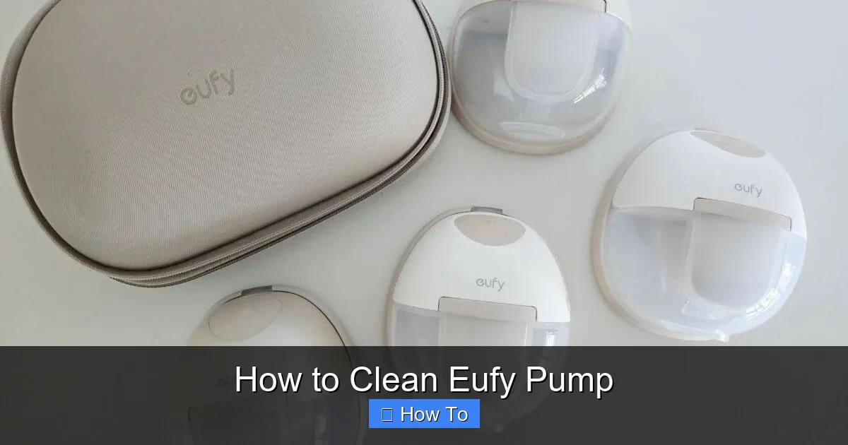 How to Clean Eufy Pump
