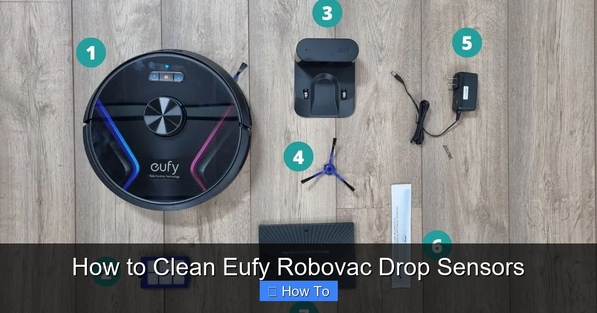 How to Clean Eufy Robovac Drop Sensors