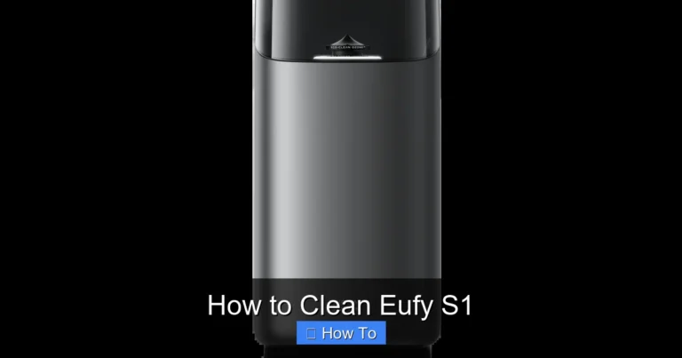 How to Clean Eufy S1