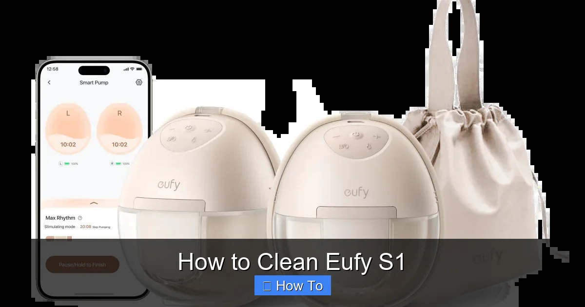 How to Clean Eufy S1