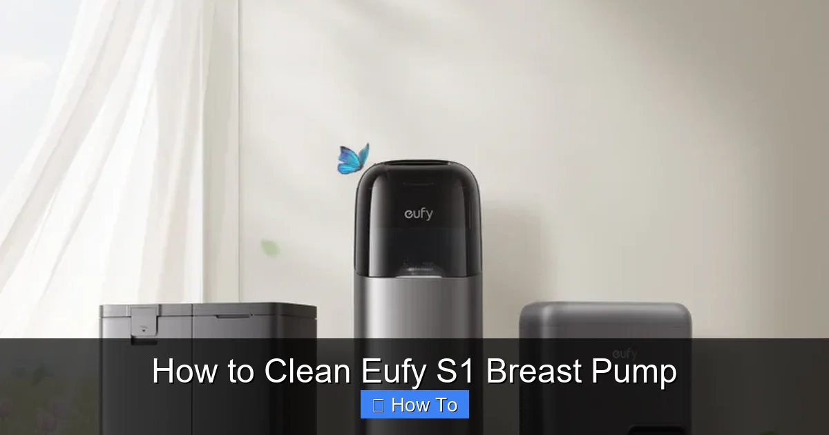 How to Clean Eufy S1 Breast Pump