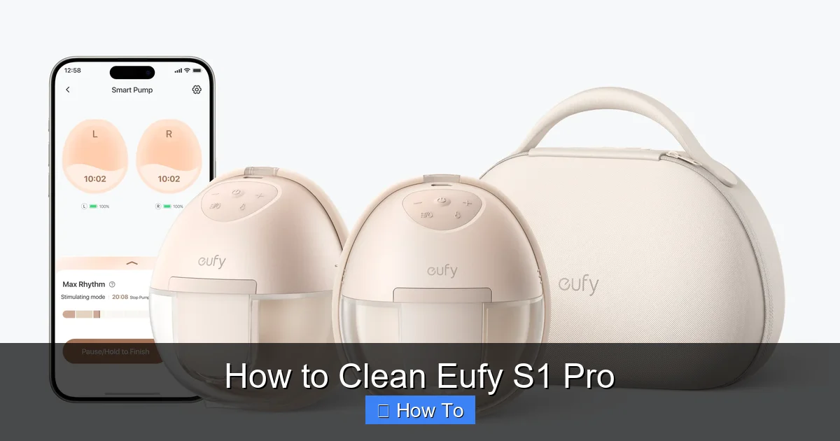 How to Clean Eufy S1 Pro