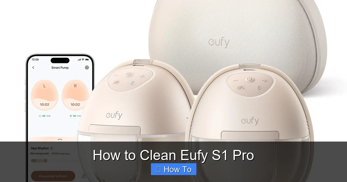 How to Clean Eufy S1 Pro