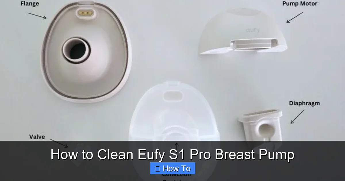 How to Clean Eufy S1 Pro Breast Pump