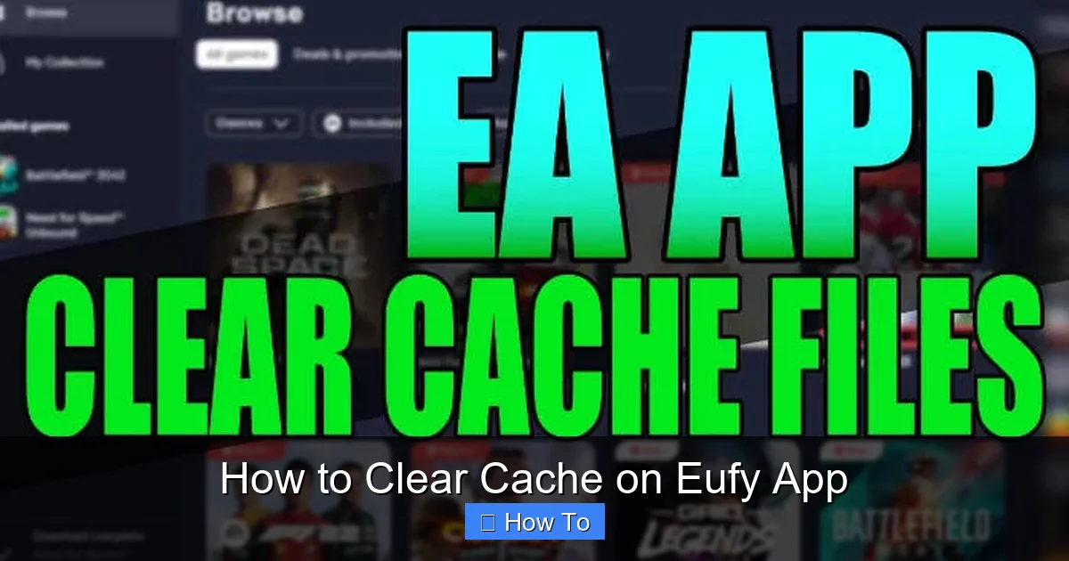 How to Clear Cache on Eufy App