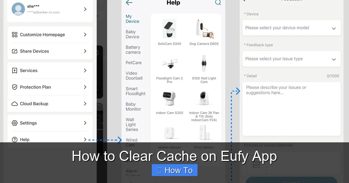 How to Clear Cache on Eufy App
