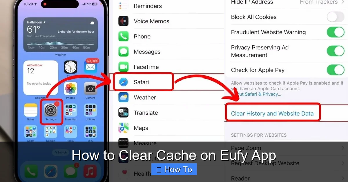 How to Clear Cache on Eufy App