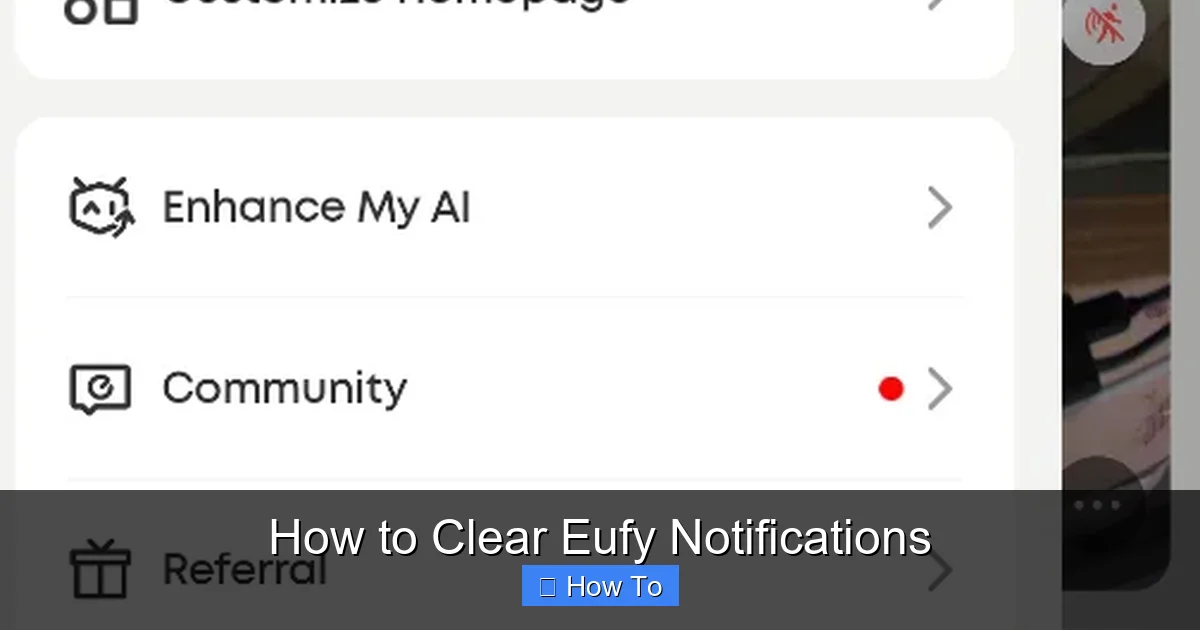 How to Clear Eufy Notifications