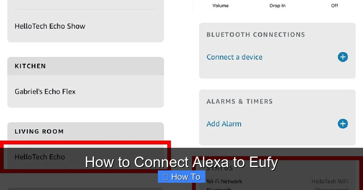 How to Connect Alexa to Eufy