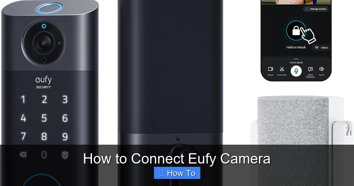 How to Connect Eufy Camera