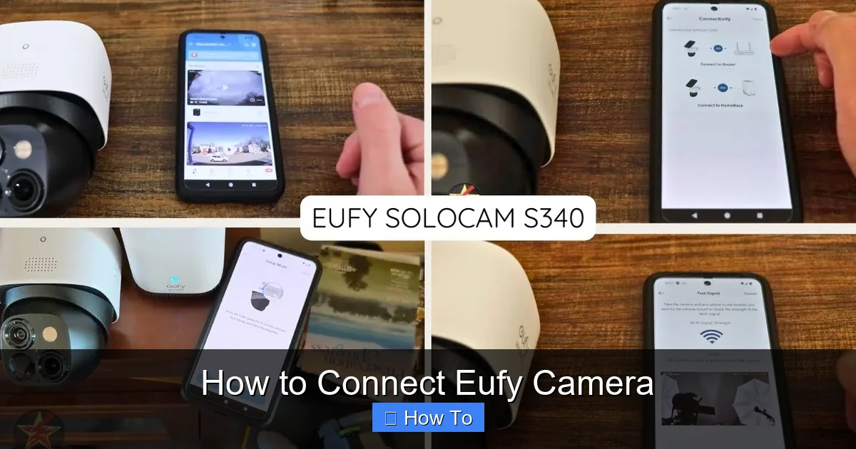 How to Connect Eufy Camera