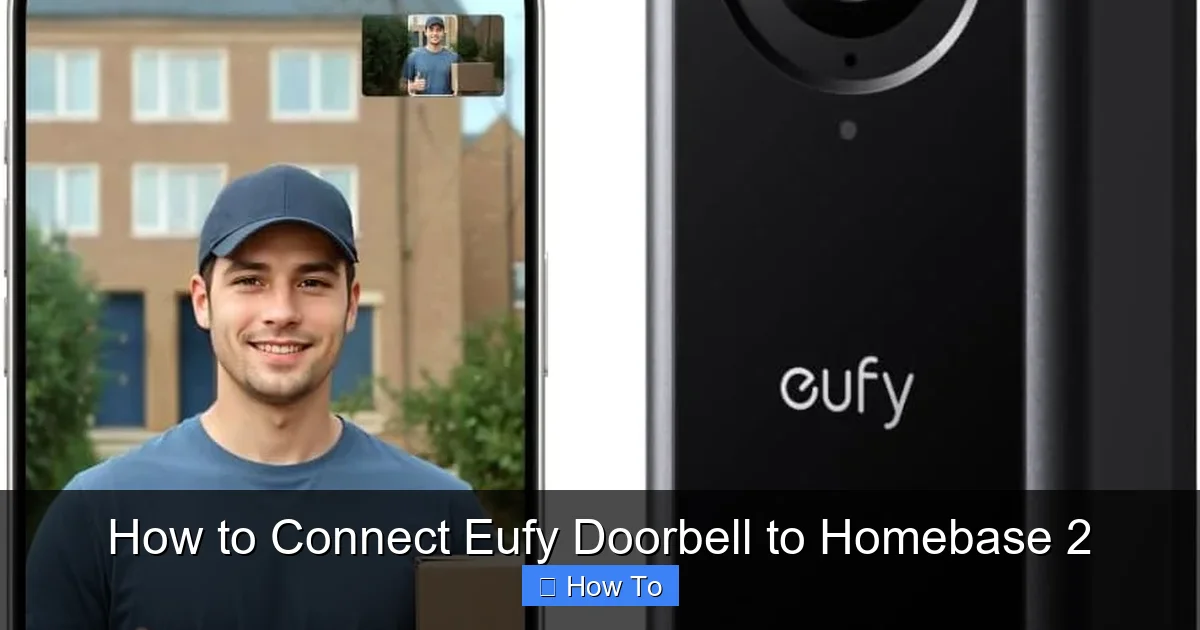 How to Connect Eufy Doorbell to Homebase 2