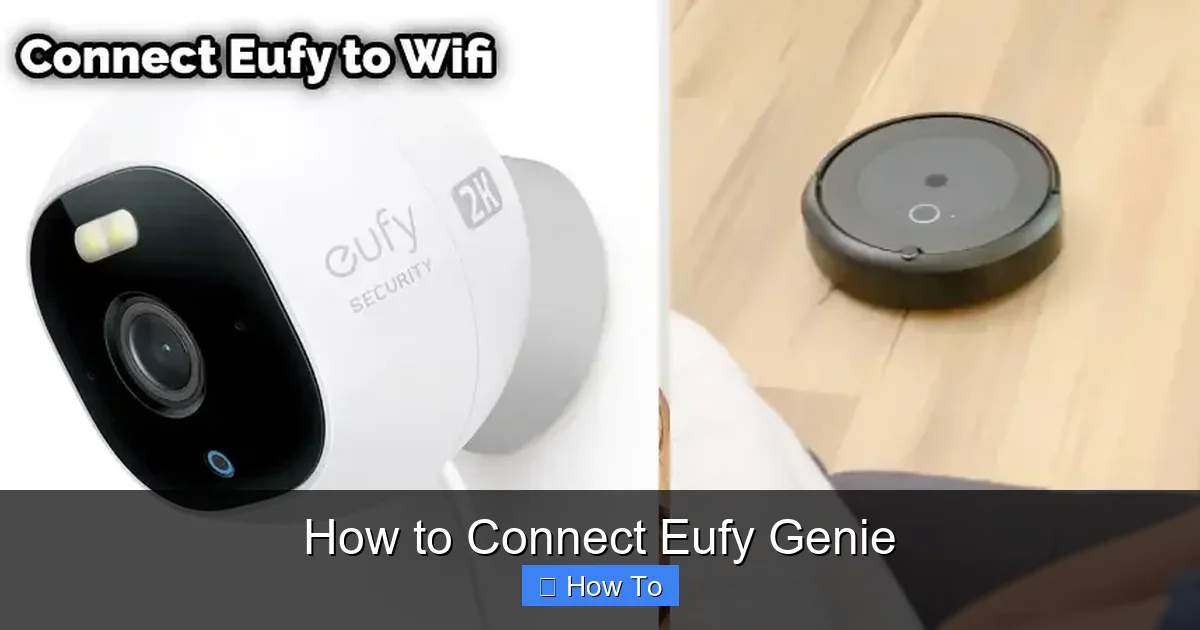 How to Connect Eufy Genie