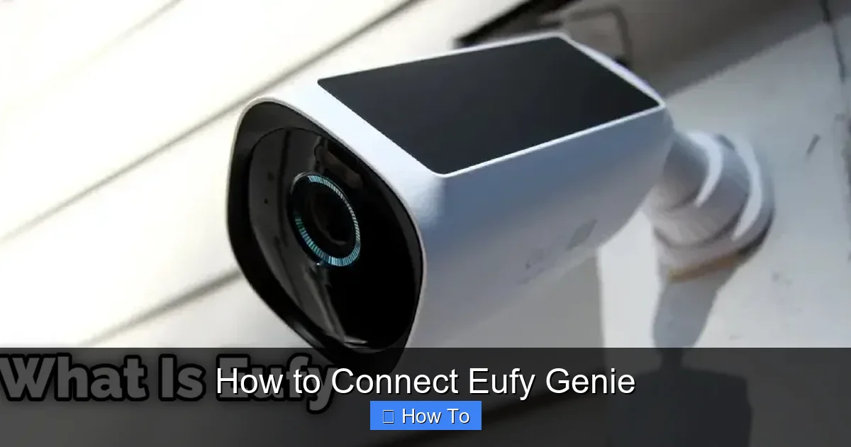 How to Connect Eufy Genie