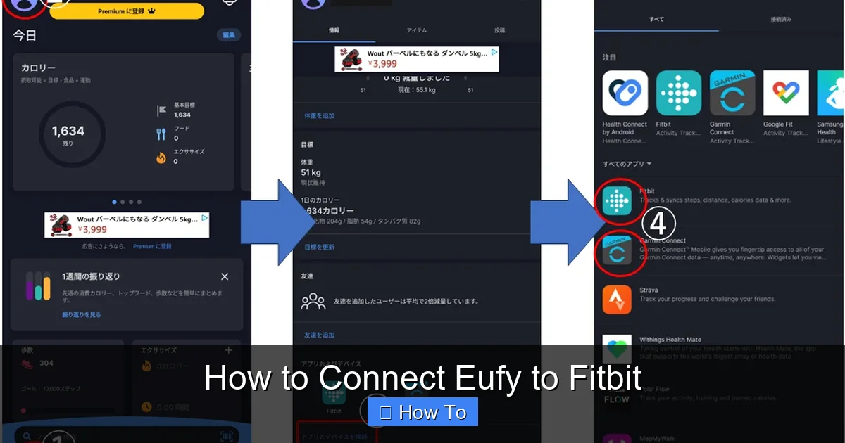 How to Connect Eufy to Fitbit