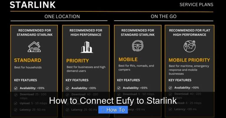 How to Connect Eufy to Starlink