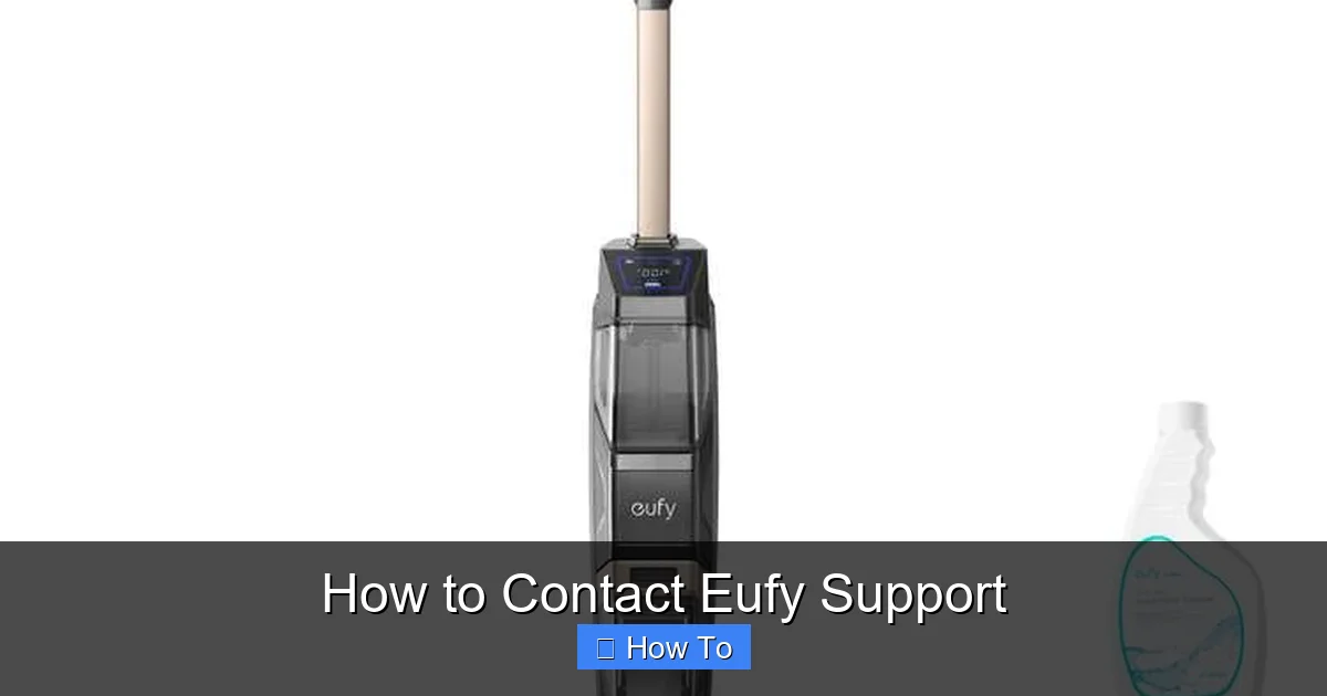 How to Contact Eufy Support