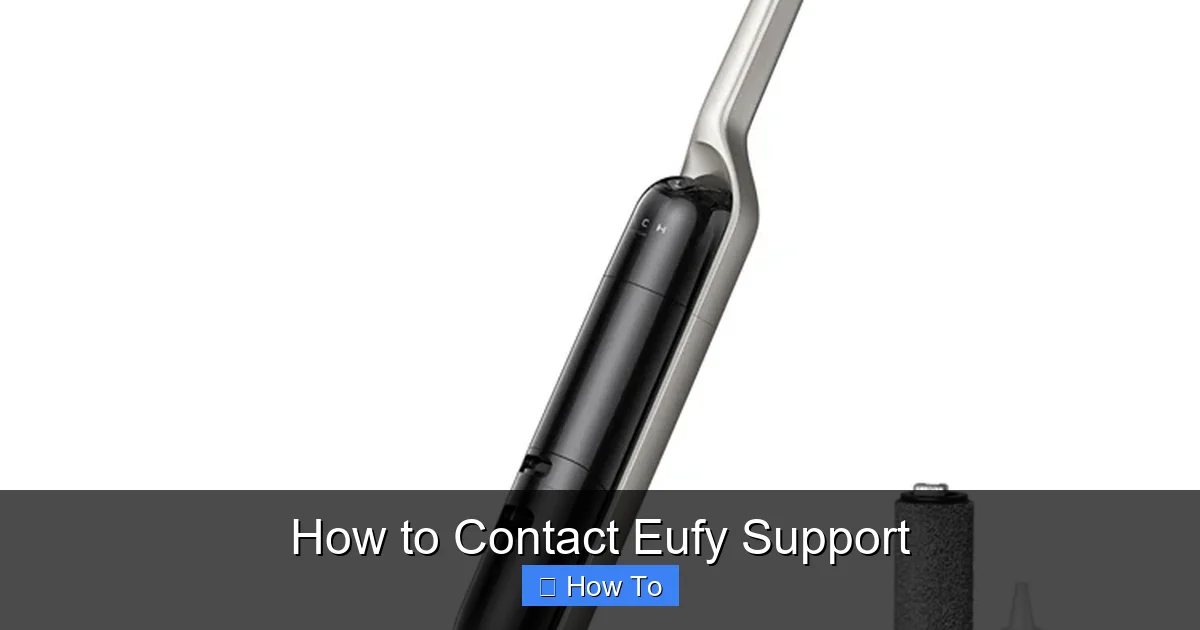 How to Contact Eufy Support